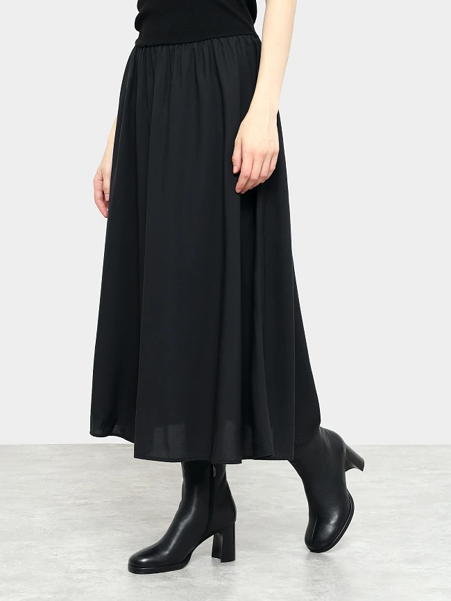 Полусапоги женские демисезонные, цвет черный, натуральная кожа 944272 | 7