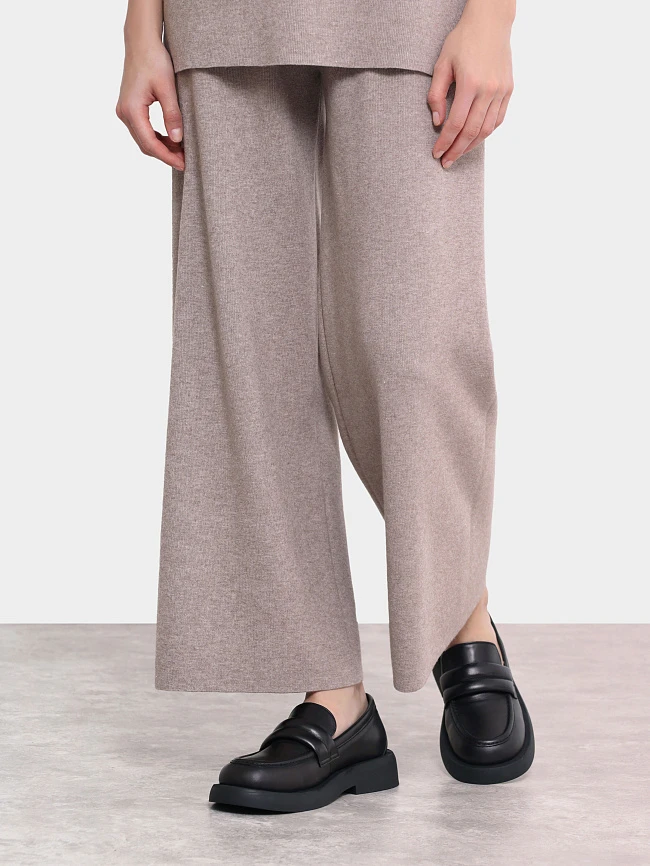 Лоферы женские всесезонные, цвет черный, натуральная кожа 1221263 | 8