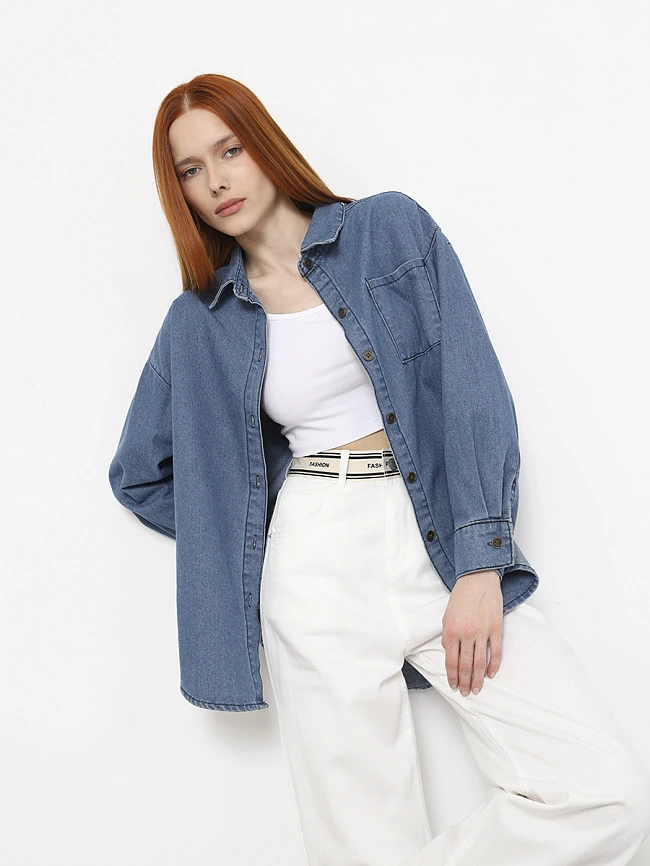 Рубашка джинсовая женская всесезонные JE265-3 | 3