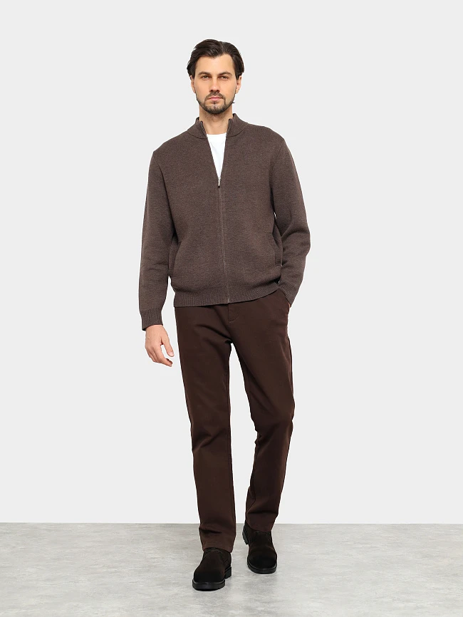 Ботинки мужские зимние, цвет коричневый, натуральный спилок M1782559M | 12