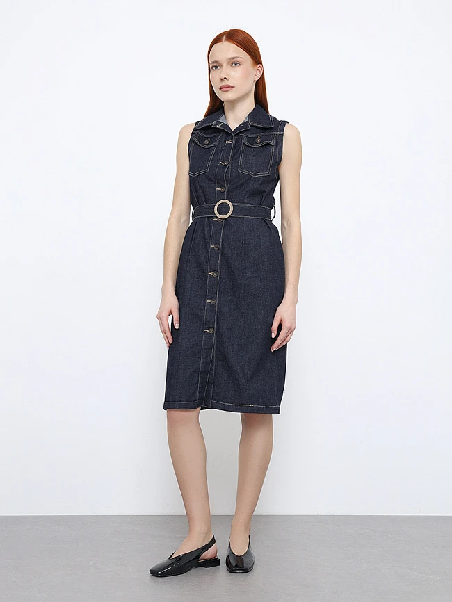 Туфли женские летние, цвет черный, натуральная кожа и полимерные материалы 1849700 | 12