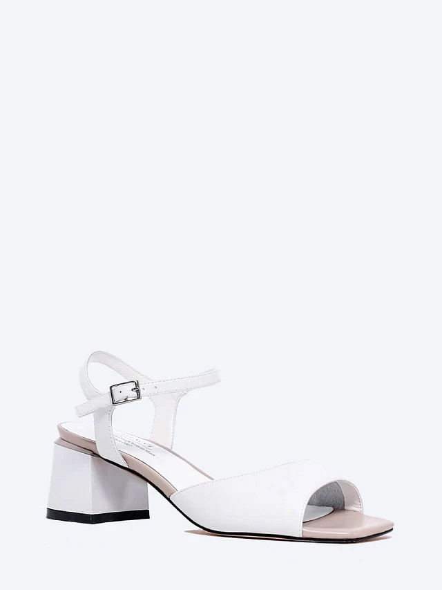 Босоножки женские летние, цвет белый, натуральная кожа и полимерные материалы 1849797 | 1