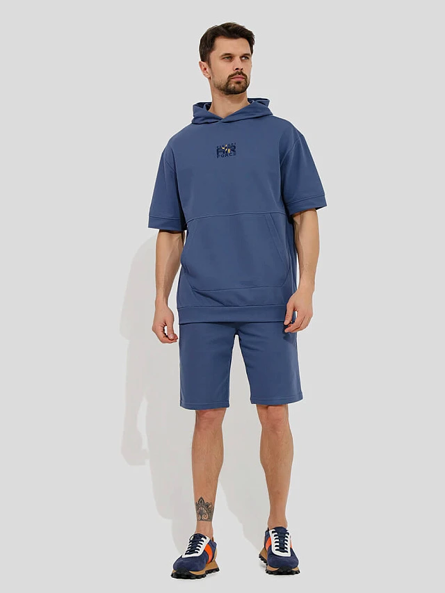 Комплект спортивный (футболка+шорты) мужские всесезонные TOM85166-07 | 1