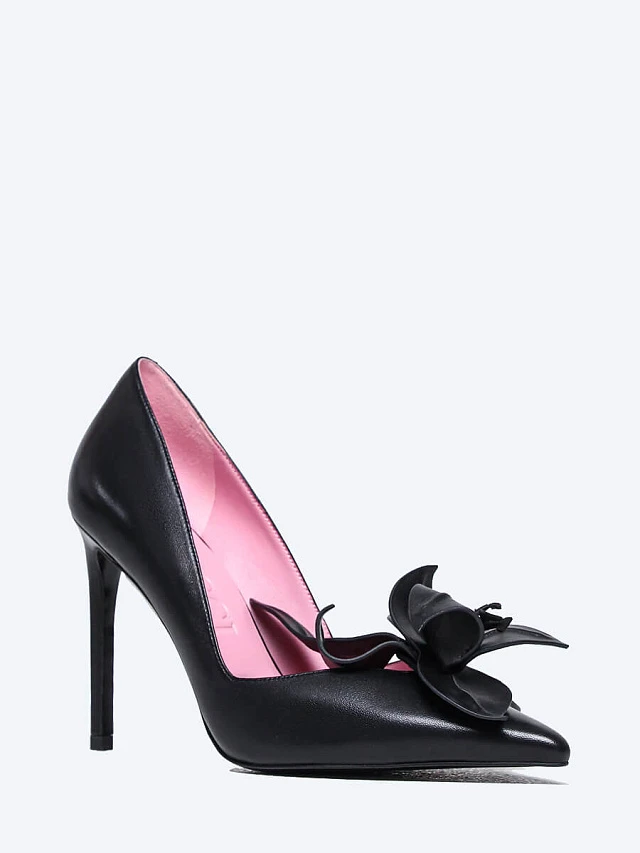 Туфли женские всесезонные, цвет черный, натуральная кожа 1494114 | 1