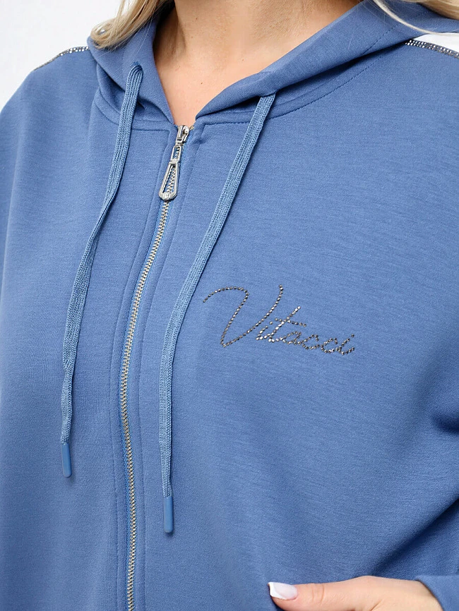 Комплект (толстовка+брюки) женские демисезонные KA17554-05 | 9