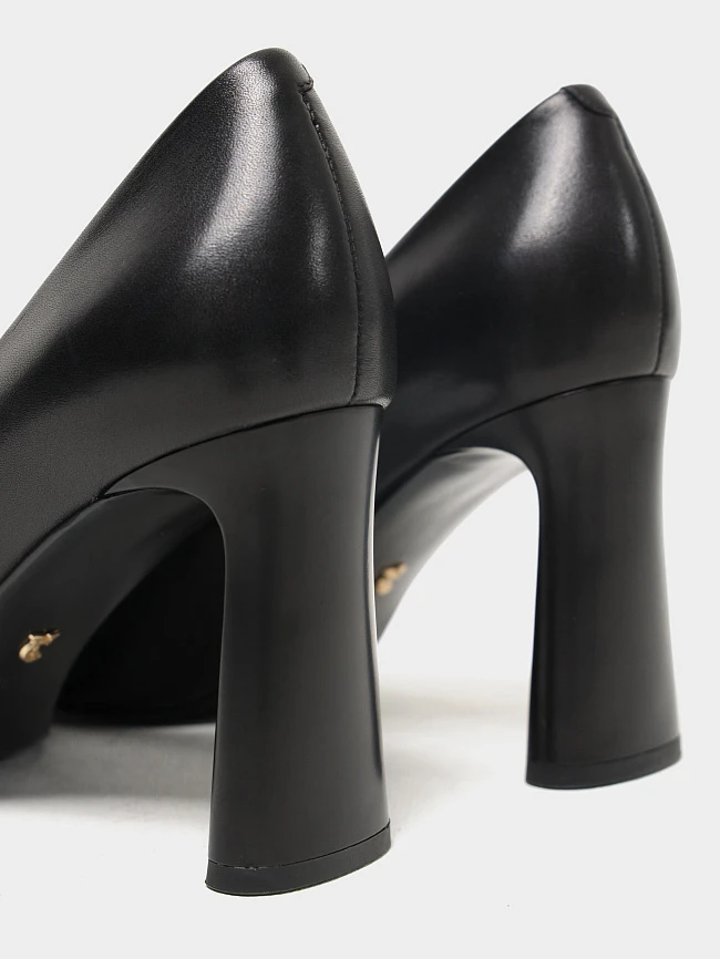 Туфли женские всесезонные, цвет черный, натуральная кожа 1494699 | 6