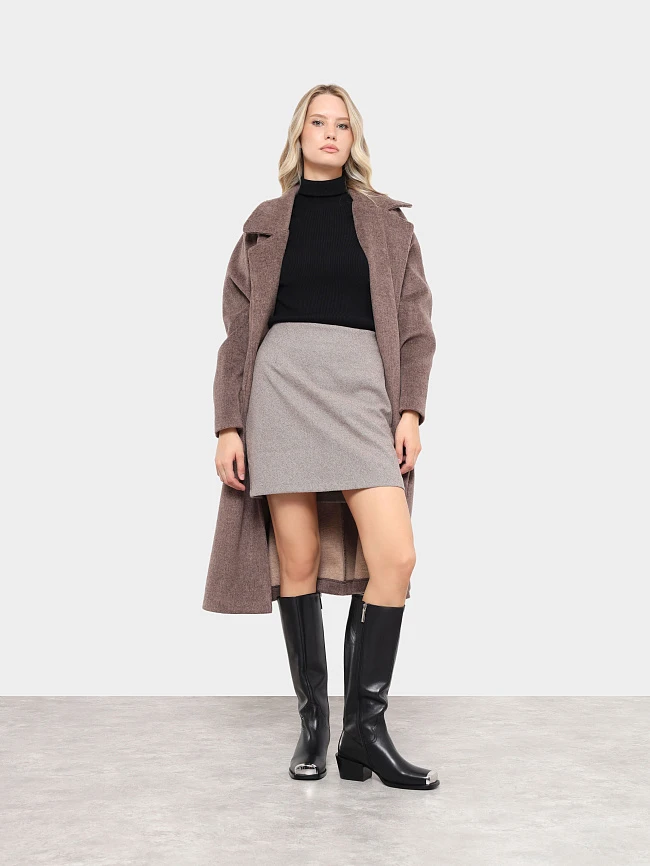 Сапоги женские демисезонные, цвет черный, натуральная кожа 641711 | 10