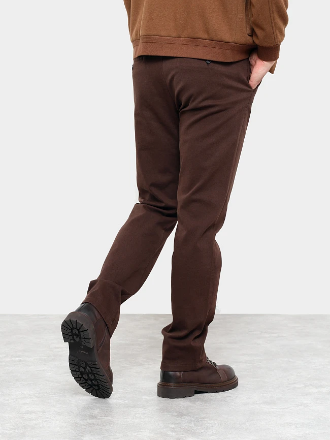 Ботинки мужские демисезонные, цвет коричневый, натуральный нубук/натуральная кожа M1781593 | 8