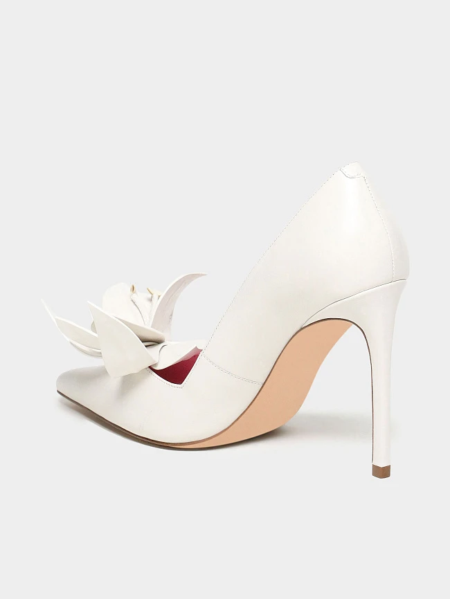 Туфли женские всесезонные, цвет белый, натуральная кожа 1494115FP | 3