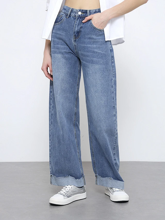 Джинсы женские всесезонные SAG002-05 | 1