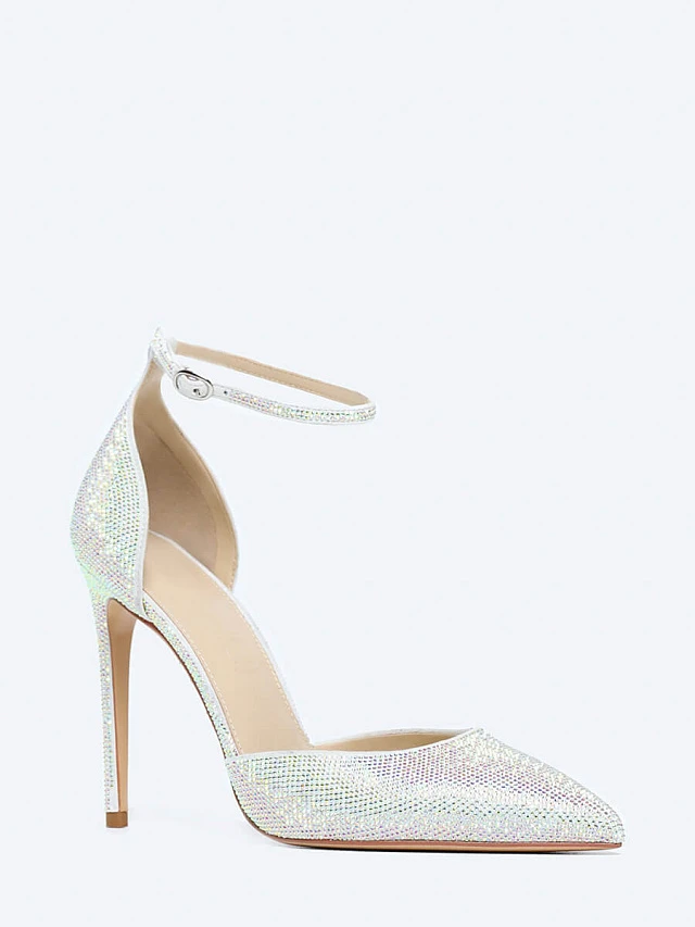 Туфли женские всесезонные, цвет серебряный, натуральный велюр 495713 | 1