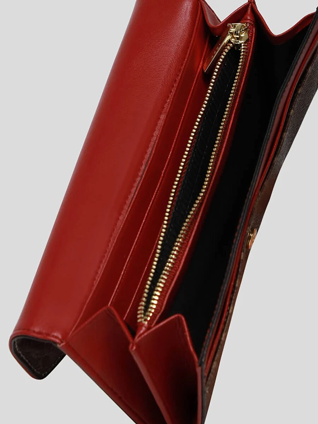 Кошельки HS716-11P женские цвет бордовый, искусственная кожа HS716-11P | 4