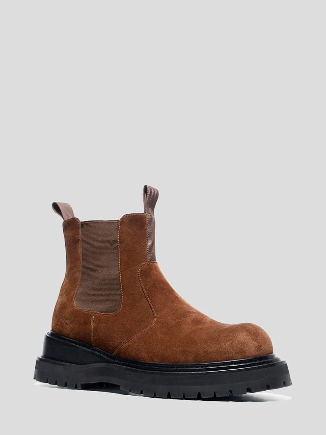 Ботинки мужские демисезонные, цвет коричневый, натуральный спилок M1781634 | 1