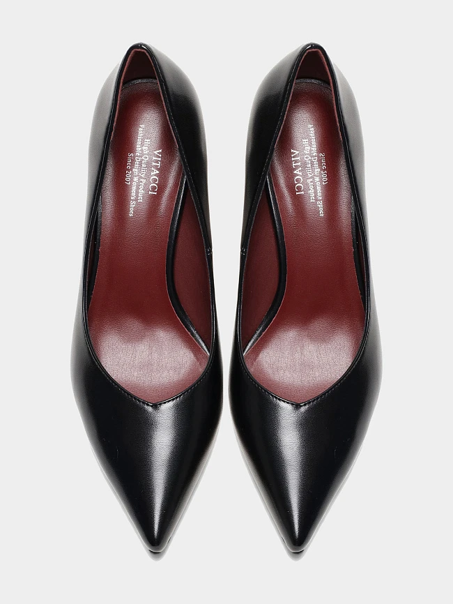 Туфли женские всесезонные, цвет черный, искусственная кожа 6550331 | 4