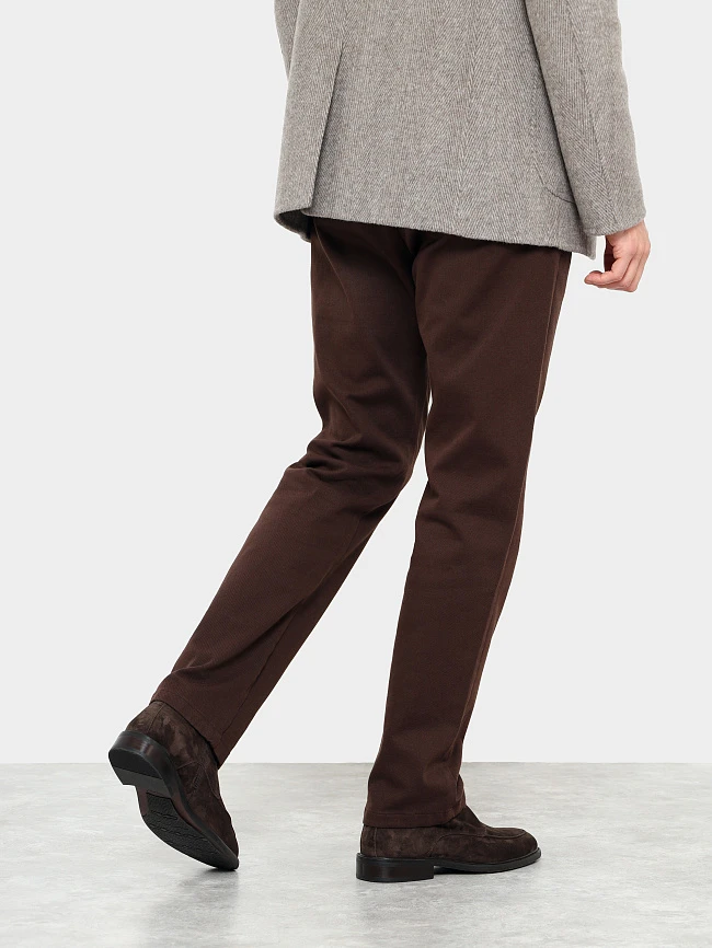 Ботинки мужские демисезонные, цвет коричневый, натуральный велюр M1022988 | 8