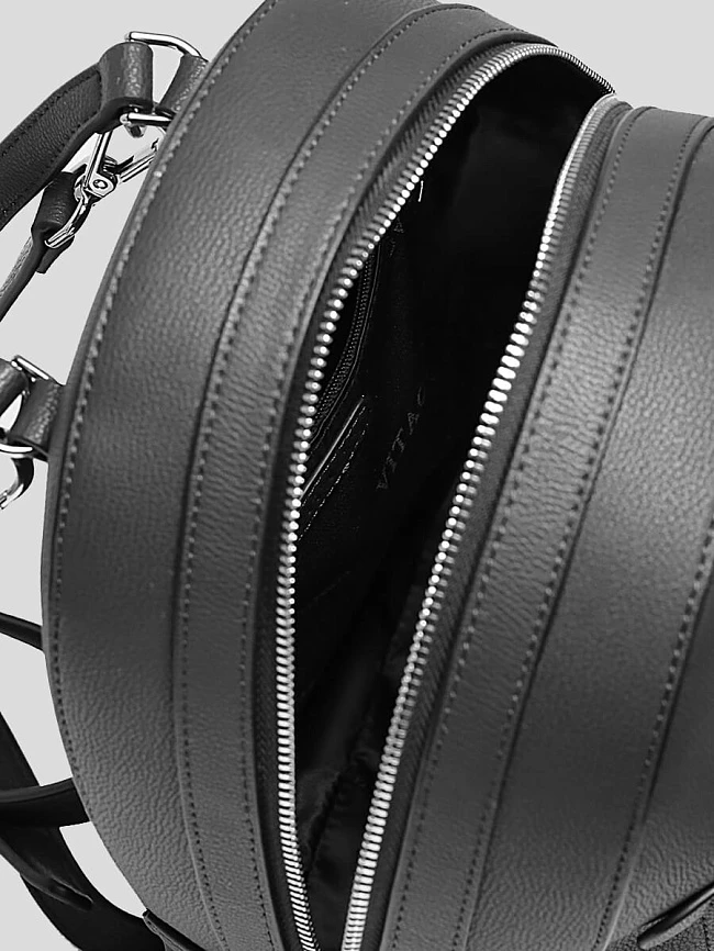 Рюкзаки V2537L-01 женские цвет черный, натуральная кожа V2537L-01       | 4