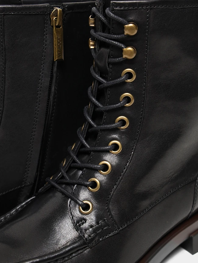 Ботинки женские демисезонные, цвет черный, натуральная кожа 1821621 | 6