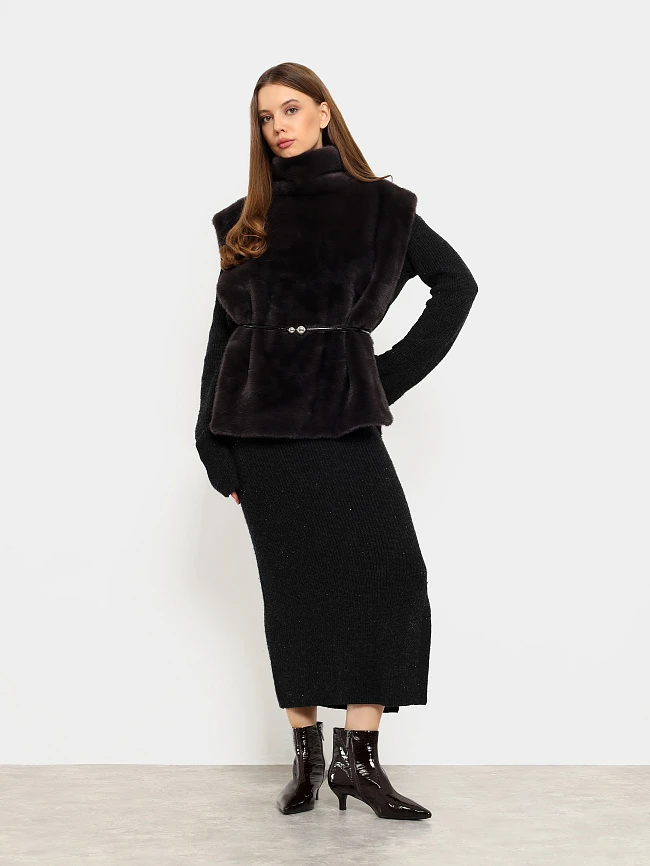 Ботильоны женские всесезонные, цвет бордовый, натуральная лаковая кожа 17VC426 | 8