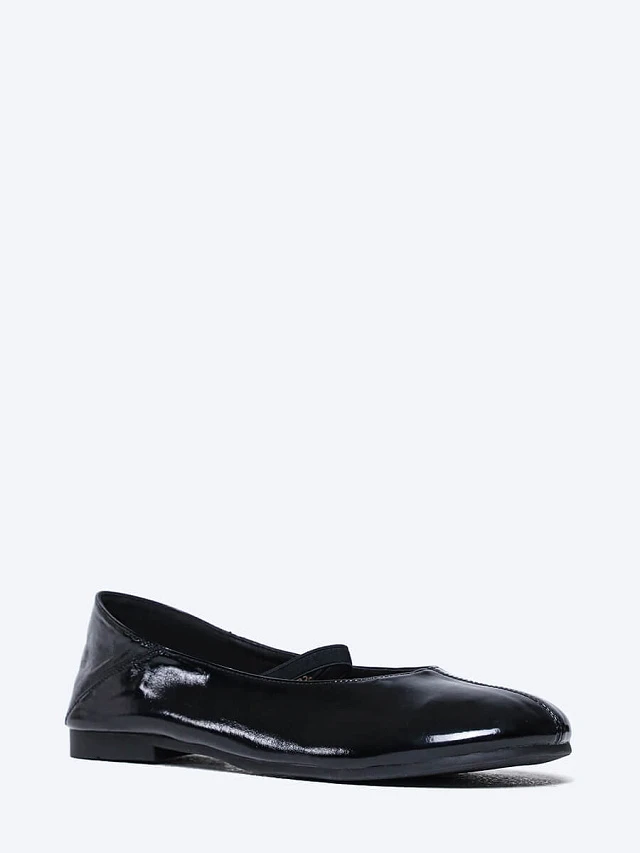 Балетки женские всесезонные, цвет черный, натуральная кожа 7210112 | 1