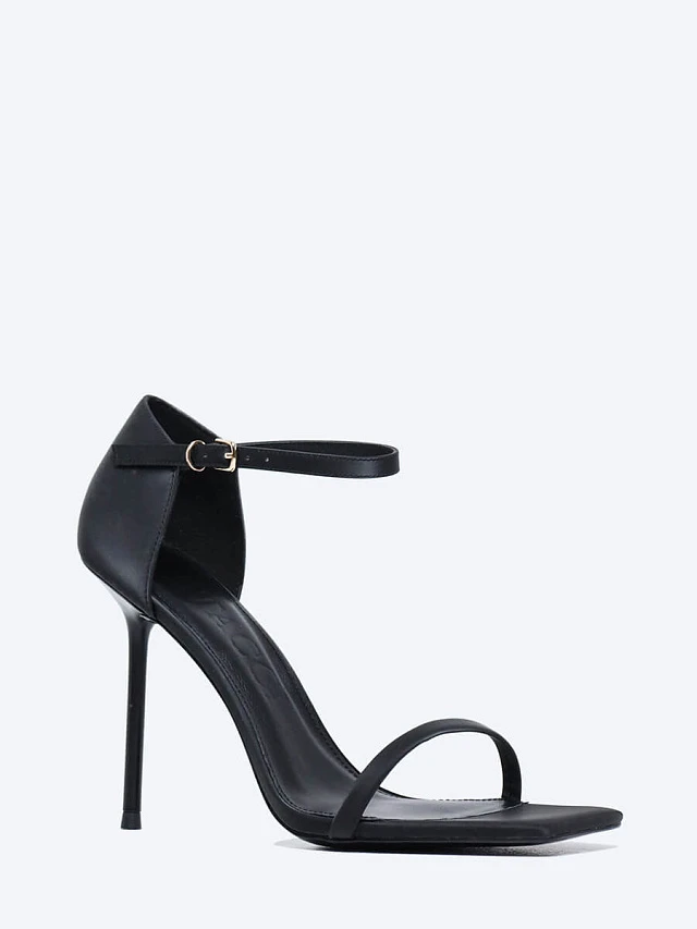 Босоножки женские летние, цвет черный, натуральная кожа 1493213P | 1