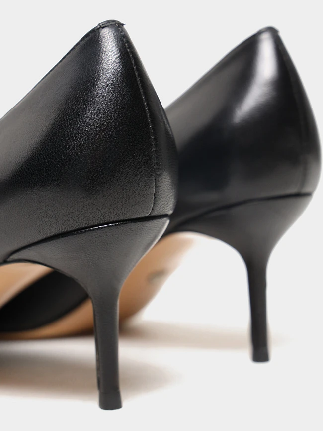 Туфли женские всесезонные, цвет черный, натуральная кожа 497056 | 6