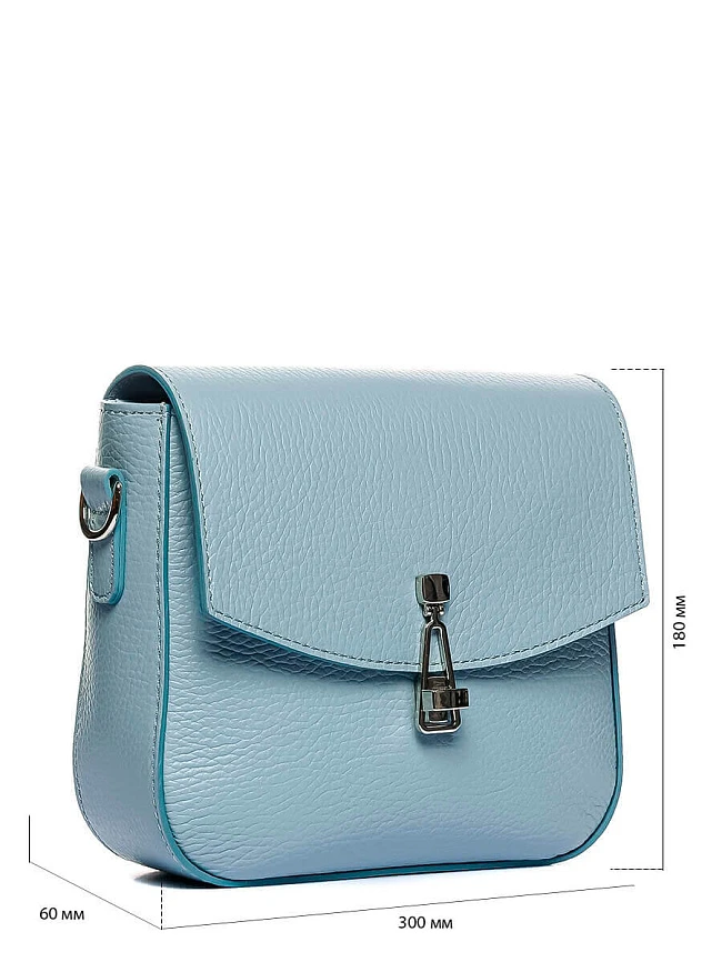 Сумки DB0005-07 женскии цвет голубой, натуральная кожа DB0005-07       | 2