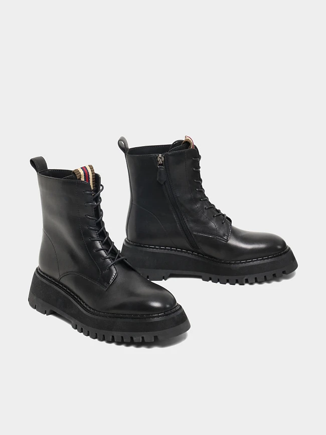 Ботинки женские демисезонные, цвет черный, натуральная кожа 1731161 | 3