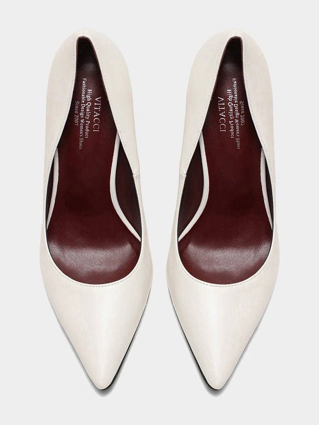 Туфли женские всесезонные, цвет белый, искусственная кожа 6550304 | 5