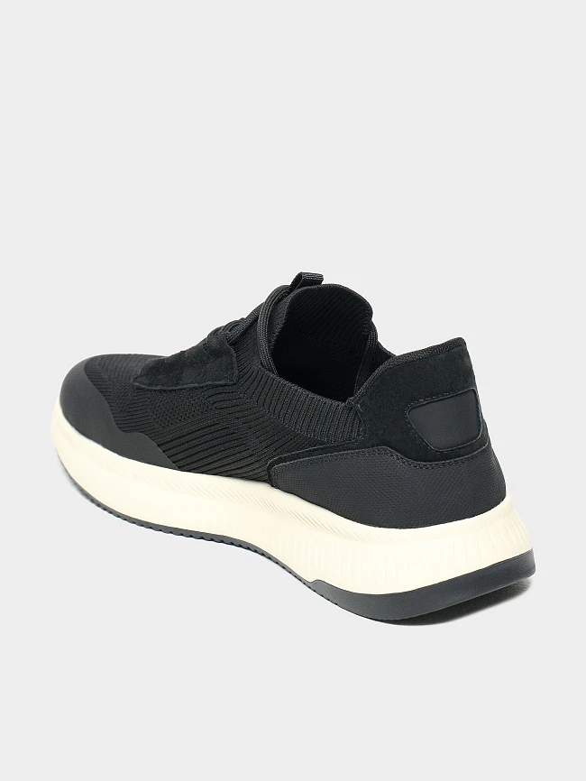 Кроссовки мужские летние, цвет черный, текстиль M02VC102 | 3