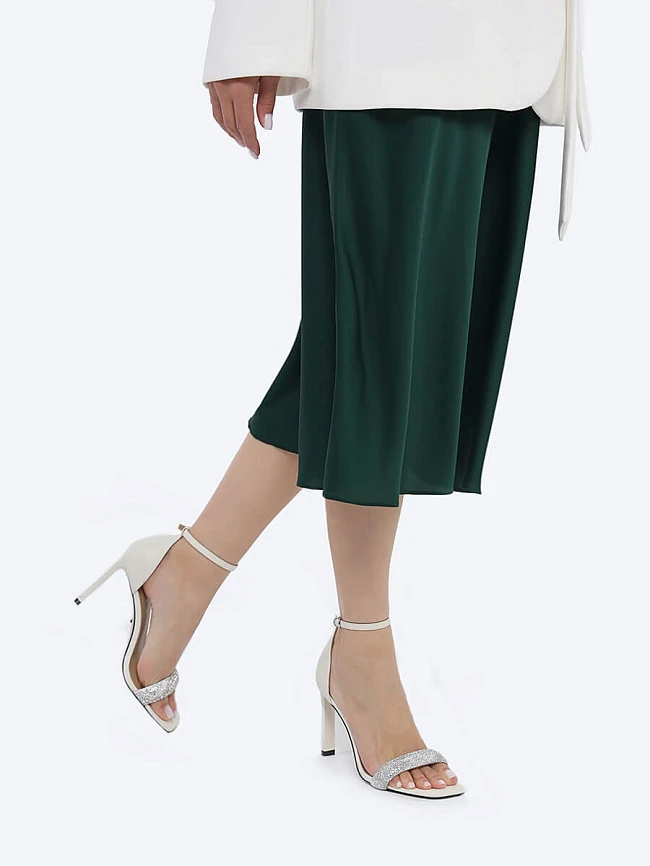 Босоножки женские летние, цвет белый, натуральная кожа 1730423 | 8