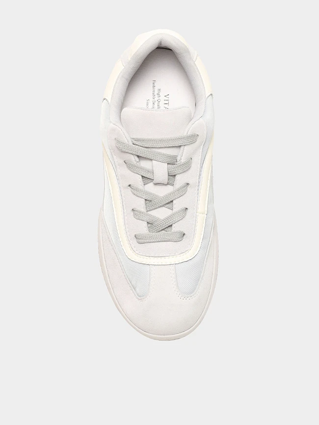 Кеды женские летние, цвет серый, натуральный велюр/текстиль 3630429 | 4