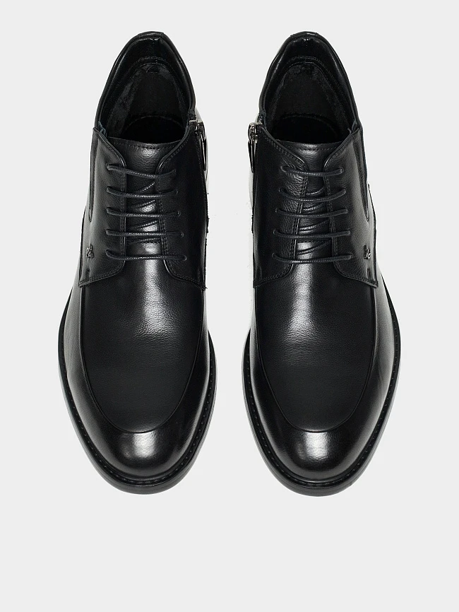 Ботинки мужские демисезонные, цвет черный, натуральная кожа M1022989 | 5