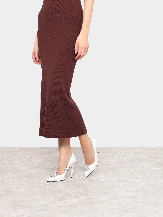 Туфли женские всесезонные, цвет белый, натуральная кожа 944092 | 7