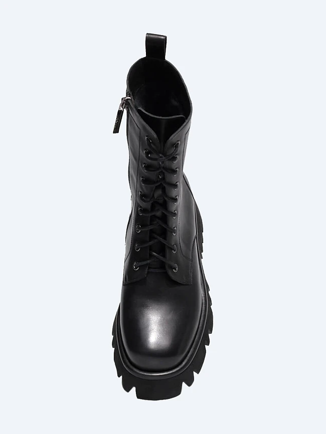 Ботинки женские демисезонные, цвет черный, натуральная кожа 1820480 | 4