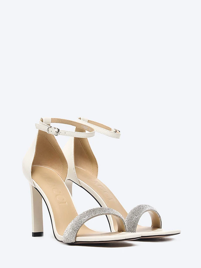 Босоножки женские летние, цвет белый, натуральная кожа 1730423 | 4