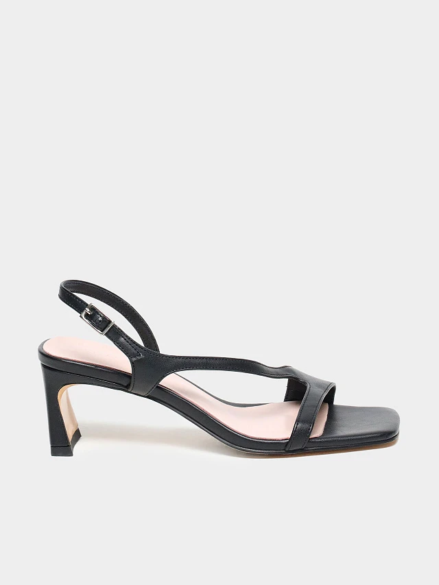 Босоножки женские летние, цвет черный, искусственная кожа 6550507 | 1