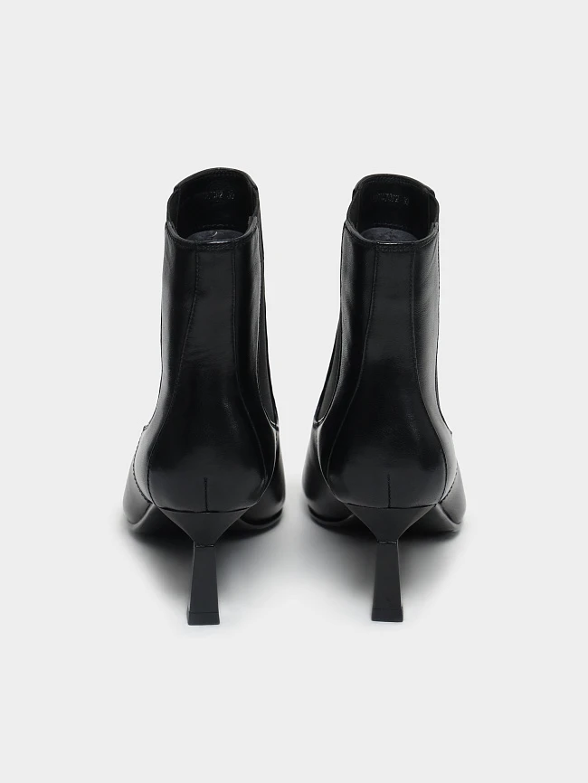 Ботильоны женские всесезонные, цвет черный, натуральная кожа 1397070P2 | 6