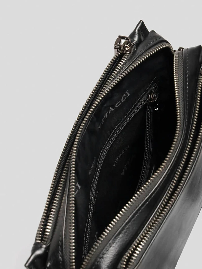 Сумки TA1254-01 мужские цвет черный, натуральная кожа TA1254-01       | 4