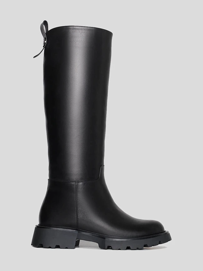 Сапоги женские зимние, цвет черный, натуральная кожа 1847781M | 2