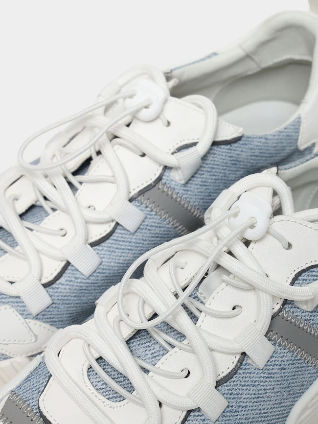 Кеды мужские демисезонные, цвет белый, натуральный нубук/натуральная кожа M1781857 | 6