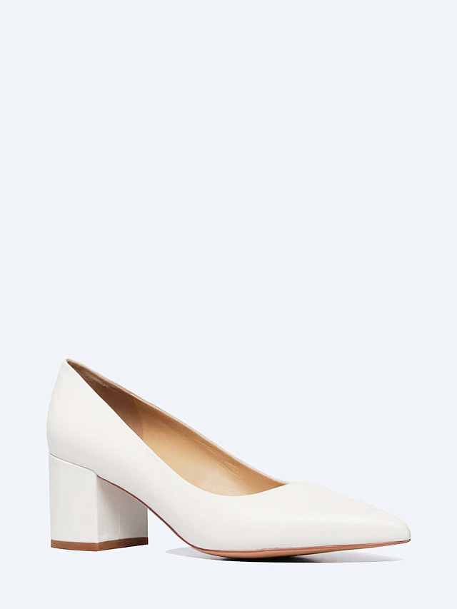 Туфли женские всесезонные, цвет белый, натуральная кожа 494736 | 1