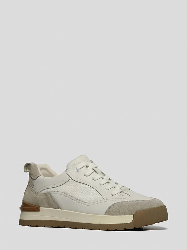 Кеды M221027 мужские цвет белый, текстиль/искусственная кожа/натуральный спилок M221027 | 1