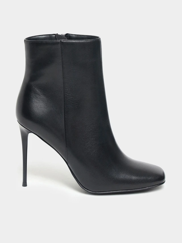 Полусапоги женские демисезонные, цвет черный, натуральная кожа 1492995 | 1