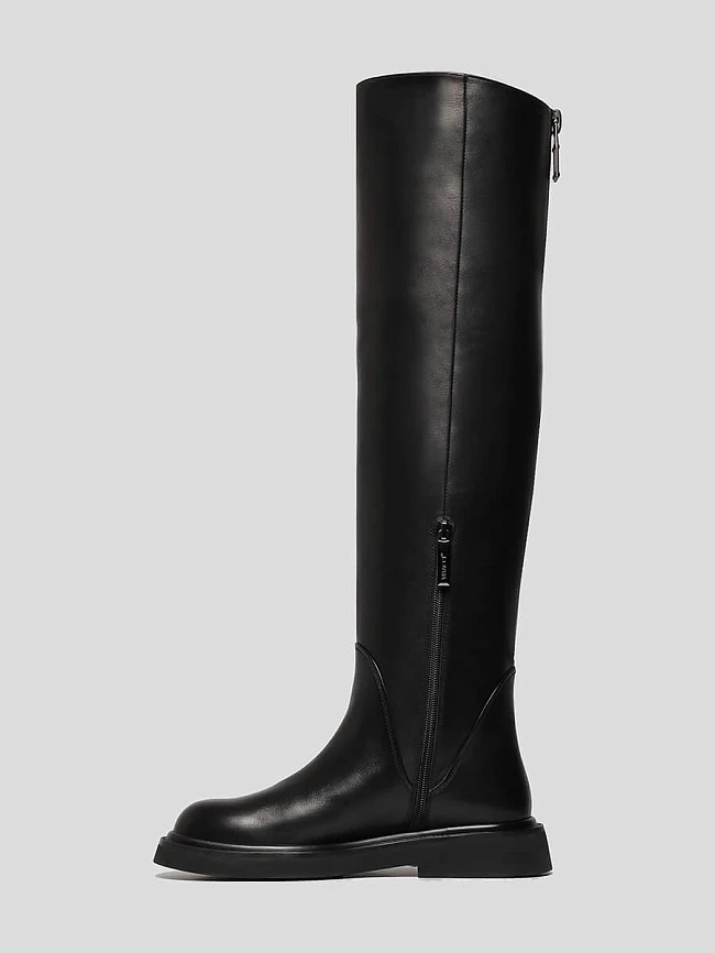 Ботфорты 1411149M женские цвет черный, натуральная кожа 1411149M        | 3