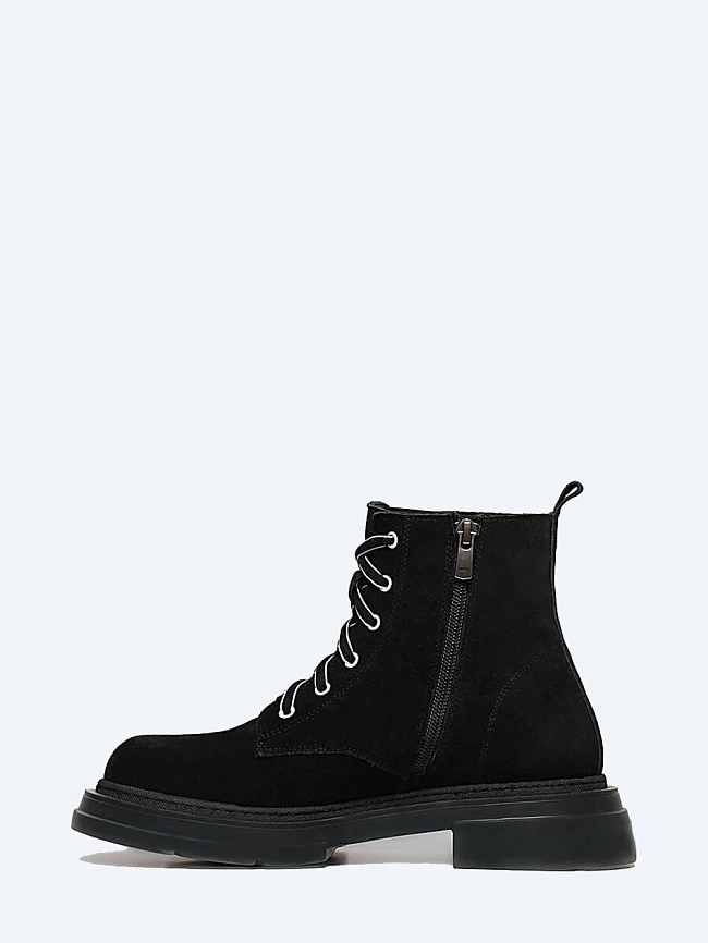 Ботинки 1221033 женские цвет черный, натуральный спилок 1221033         | 3