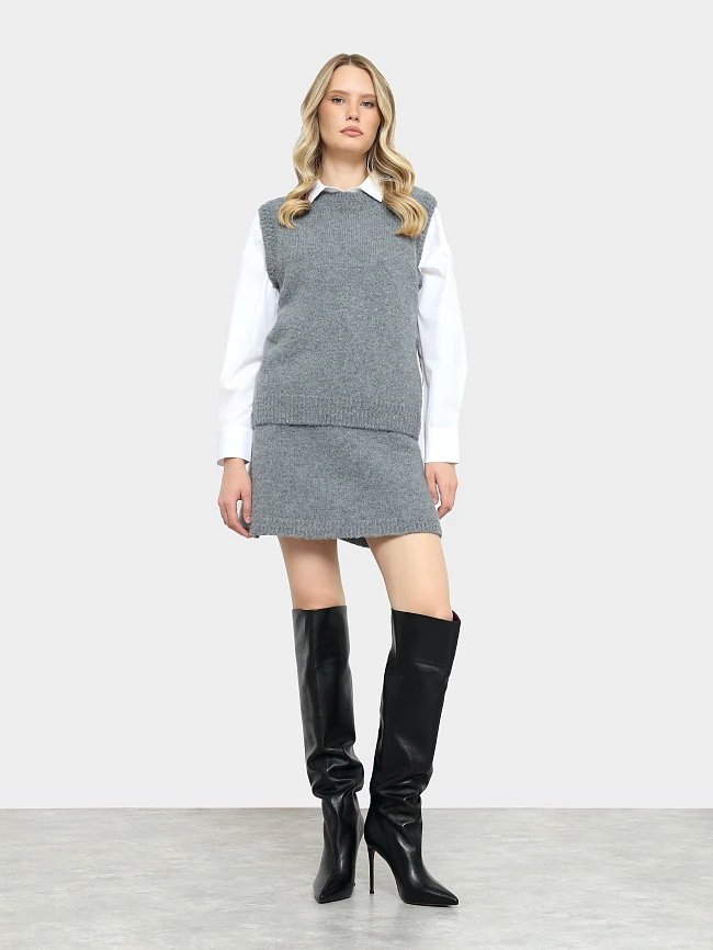 Сапоги женские демисезонные, цвет черный, натуральная кожа 497082 | 10