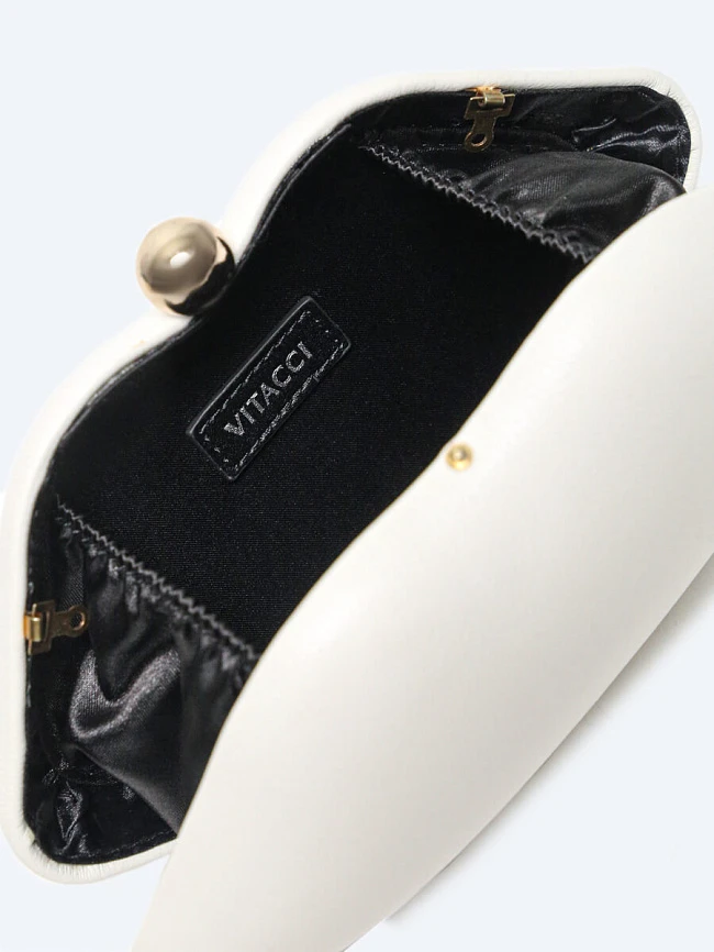 Клатчи C1107-02P женские цвет белый, искусственная кожа C1107-02P | 4