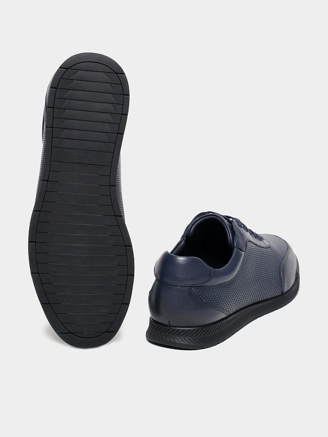 Кроссовки мужские летние, цвет синий, натуральная кожа M1782762 | 3