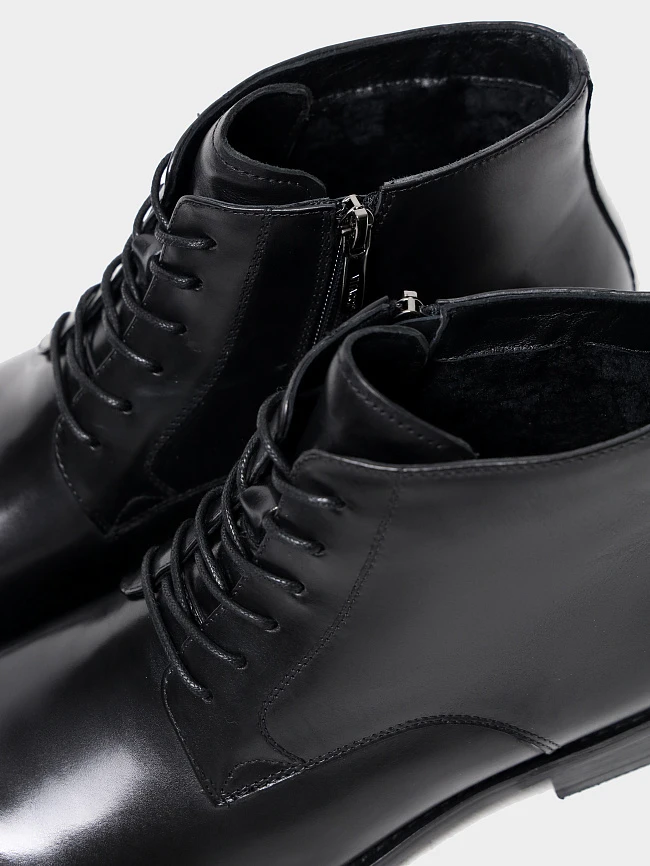 Ботинки мужские зимние, цвет черный, натуральная кожа M1782514M | 6