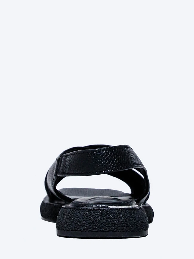 Сандалии женские летние, цвет черный, натуральная кожа и полимерные материалы 1849800 | 5